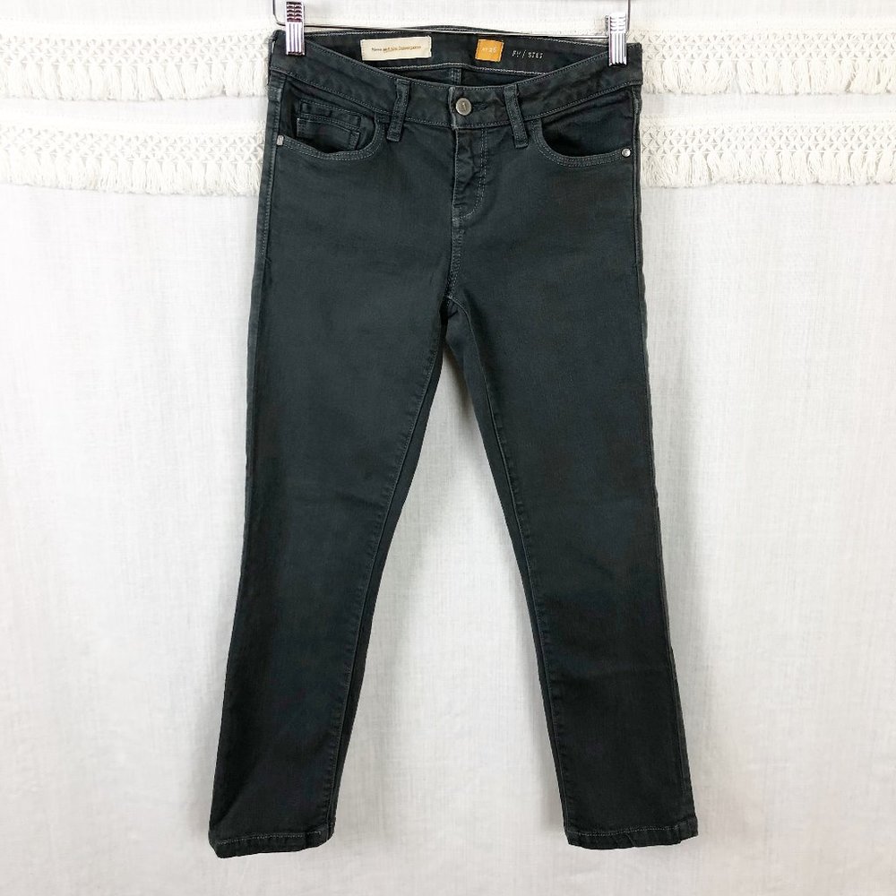 Anthro Pilcro Letterpress Stet Skinny Jean Coal 26